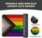 Every One is Welcome Here Colored Flag LGBT Decorative Doormat (17 x 29 Inch)